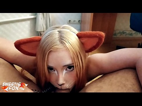 ❤️ Kitsune avalant une bite et du sperme dans sa bouche Porno at us